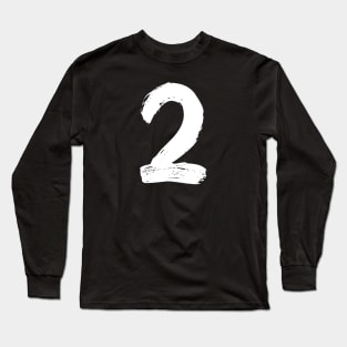 Number 2 Long Sleeve T-Shirt